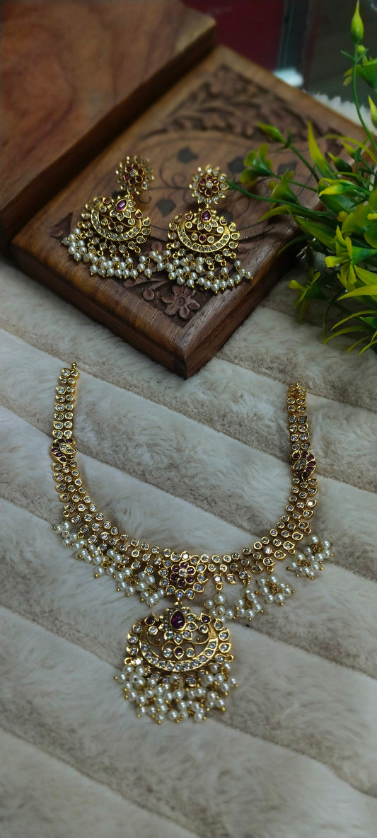 Mozonite jwellery set